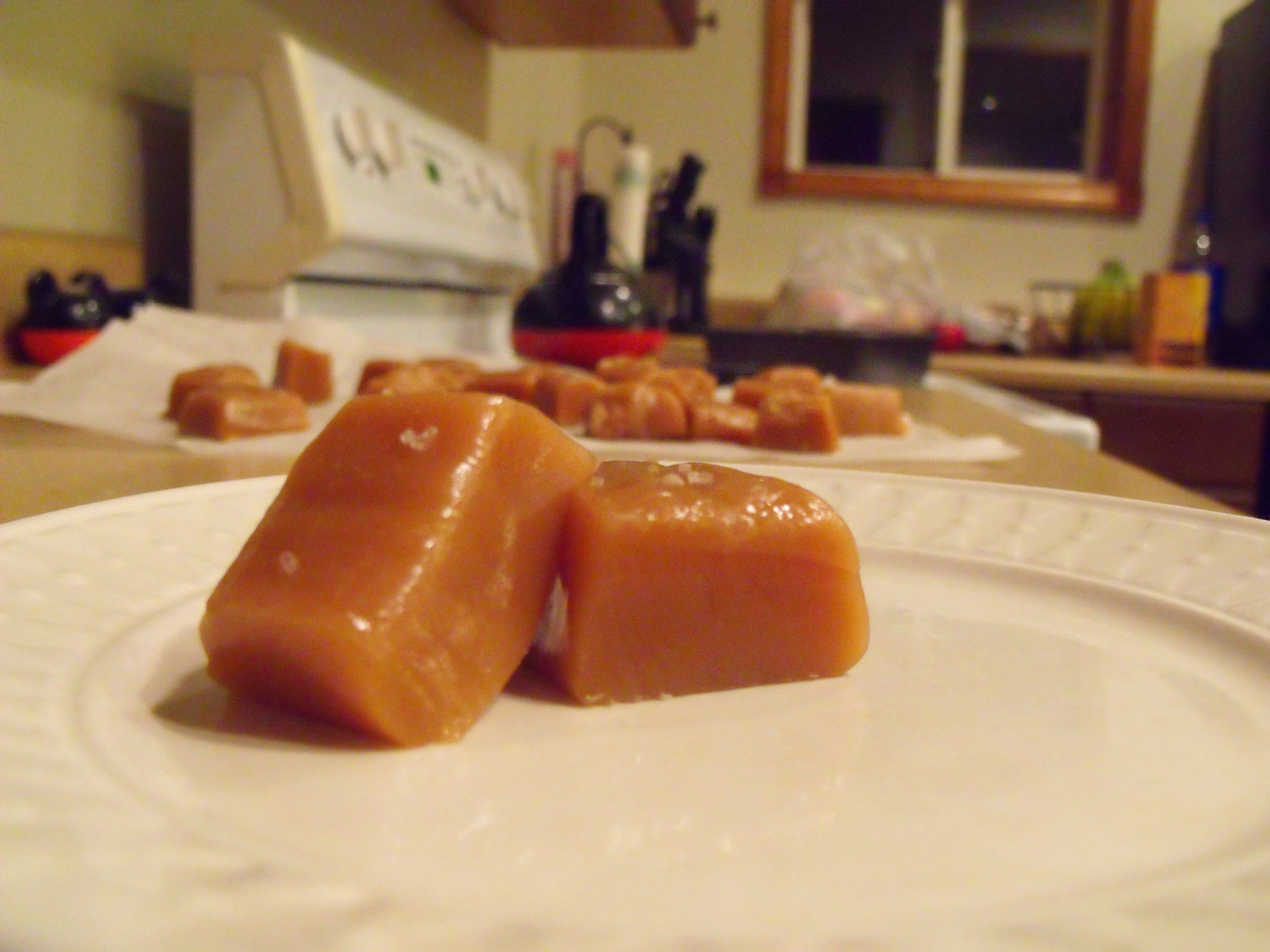 Homemade Salted Caramels